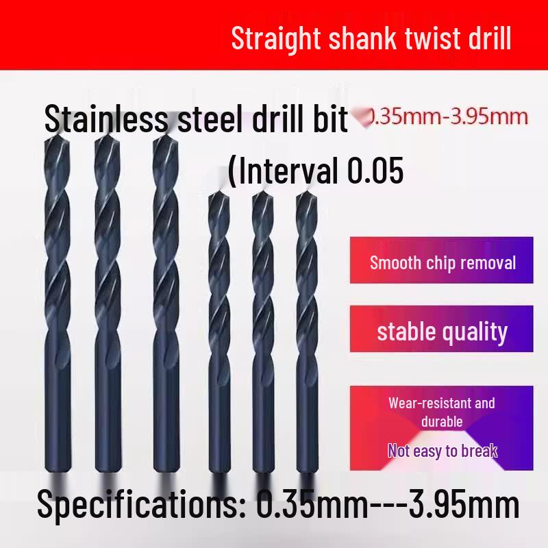Bai Ruichuan Fully Ground Straight Shank HSS Twist Drill Bit