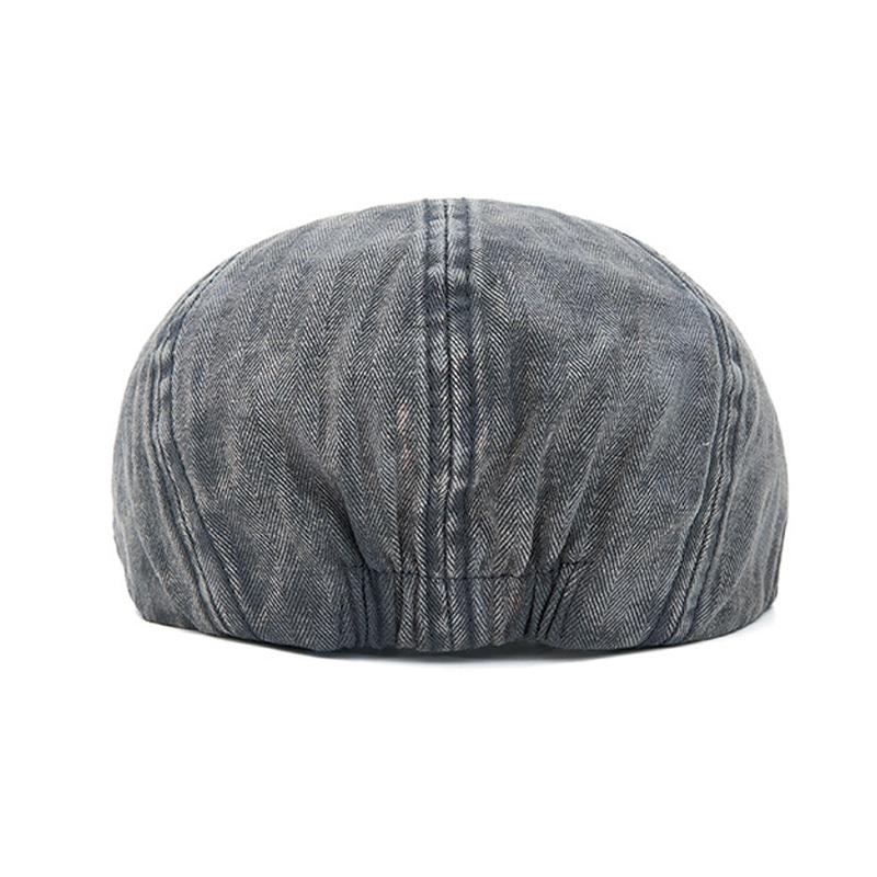 Big Head Circumference Newsboy Cap Men's Beret Vintage Octagonal Newsboy Cap