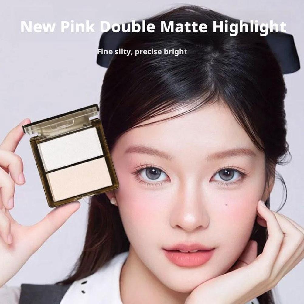 Matte Highlight Double Combination Brightening Nose Shadow All-in-one Palette Highlight G1H5
