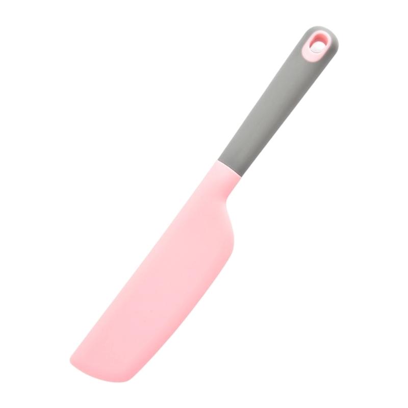 

Silicone Cream Baking Scrapers Heat Resistant Scrapers Nonstick Butter Spatula Kitchen Pastry Scrapers Cake Baking Tools рожевий