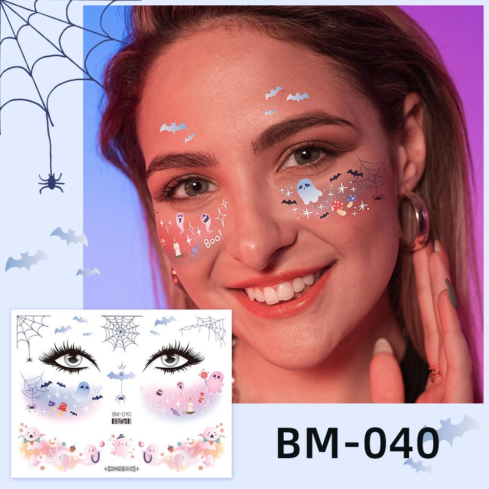 Waterproof Bat Halloween Tattoo Stickers for Kids 120x158 mm