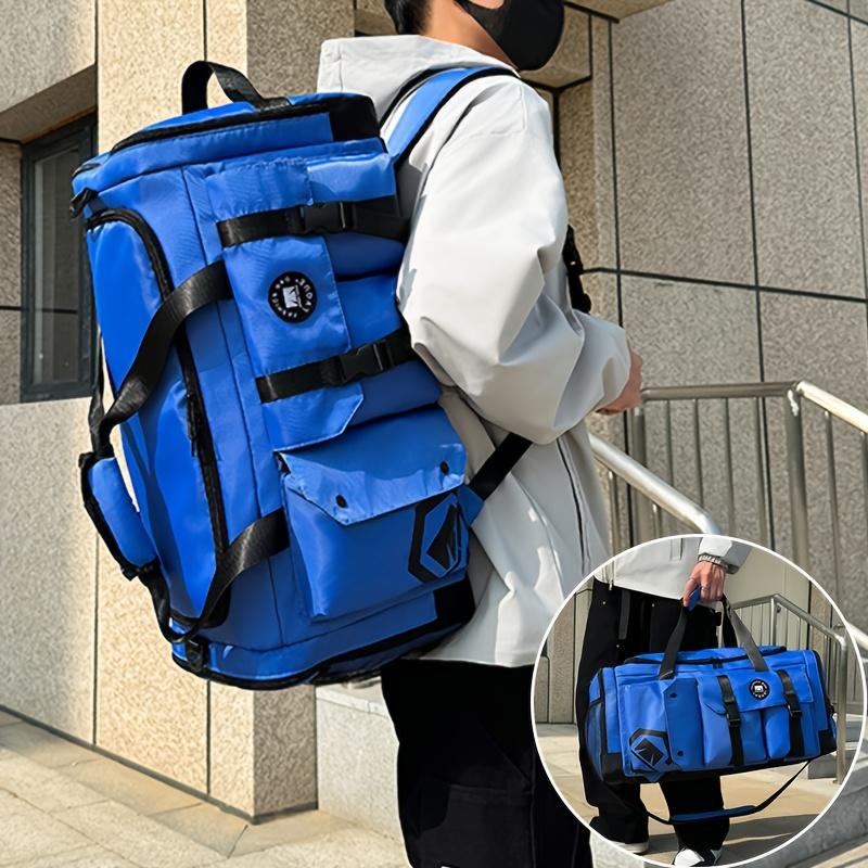 Cestovní batoh s velkou kapacitou, Sportovní taška do posilovny s oddělením na mokré a suché věci, Nezávislá přihrádka na boty