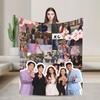 Xo Kitty Poster Soft Blanket For Living Room  Fashion Bedding Throws Winter Travel Car Flannel Bedspread