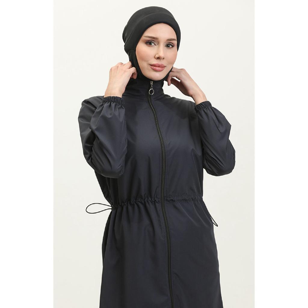 Hijab-Badeanzug mit Tasche 5035-01 Marineblau