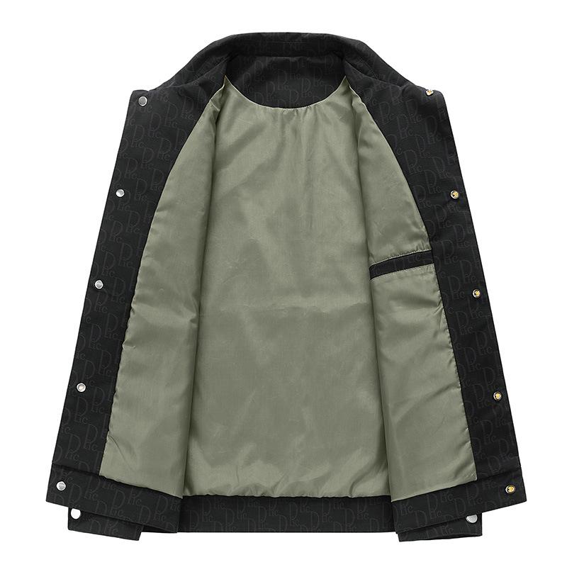 Men's Spring and Autumn New Trendy Lapel Work Jacket Men's Spring Casual Top