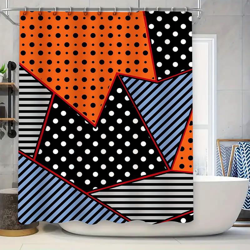 

Greenery Bathroom Decor Shower Curtain Tropical Palm Leaf Print Waterproof Fabric For Home Bath Decoration W60H190(CM)-1 Pcs