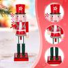 Christmas Decoration Standing on A Base Nostalgic Doll for Desk Centerpiece