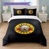 Guns N’ Roses Print 3Pcs Bedding Set Duvet Cover With Two Pillowcases Soft Bed Linen For Household Bedroom