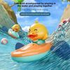 Little Yellow Duck Kayak Toy Swimming Pool Bathroom Toy Baby Bath Toys Shower Swimming Water Toys For Kids Gift