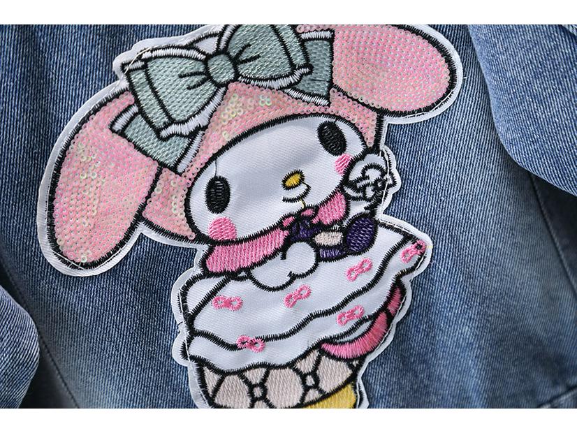 Veste en jean tendance pour fille Printemps/Automne 2025 - Haut élégant pour enfant