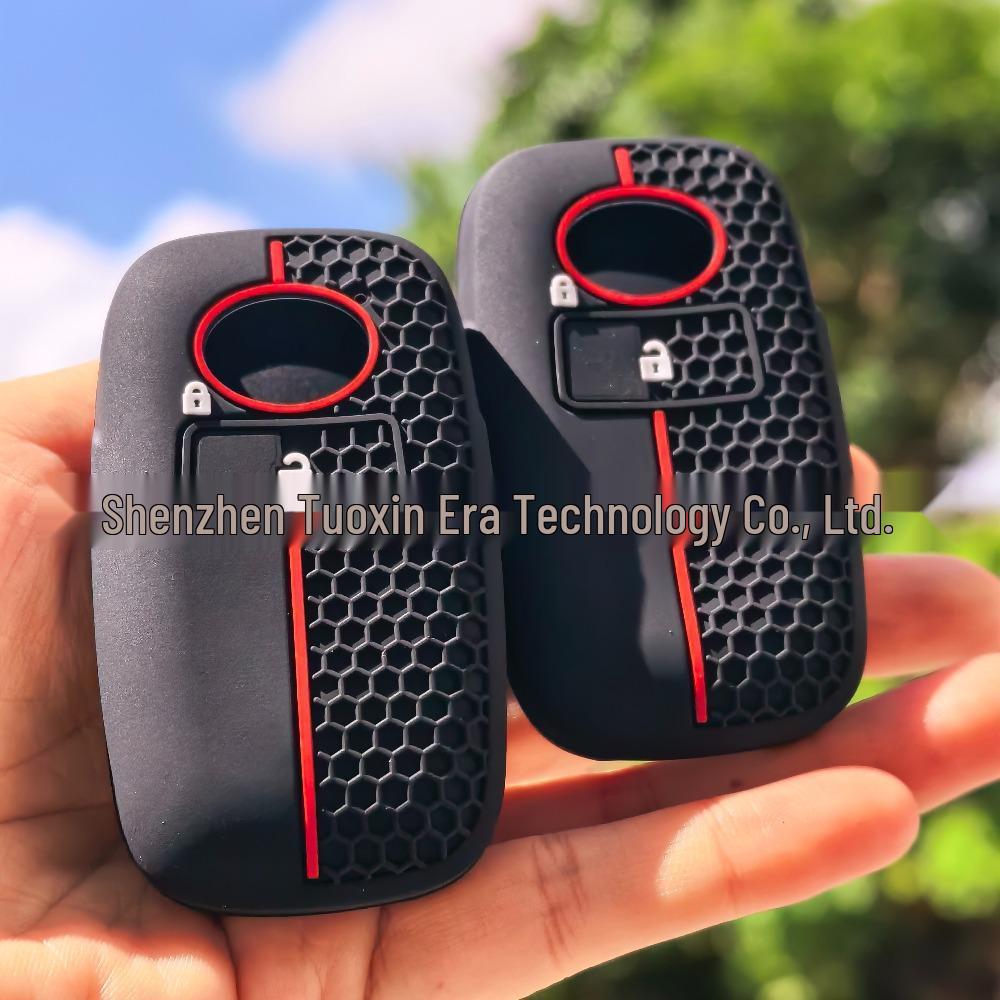 

Hemispherical Silicone Key Case for 2014-18 Kia K3 Soul IX35 Remote чёрный