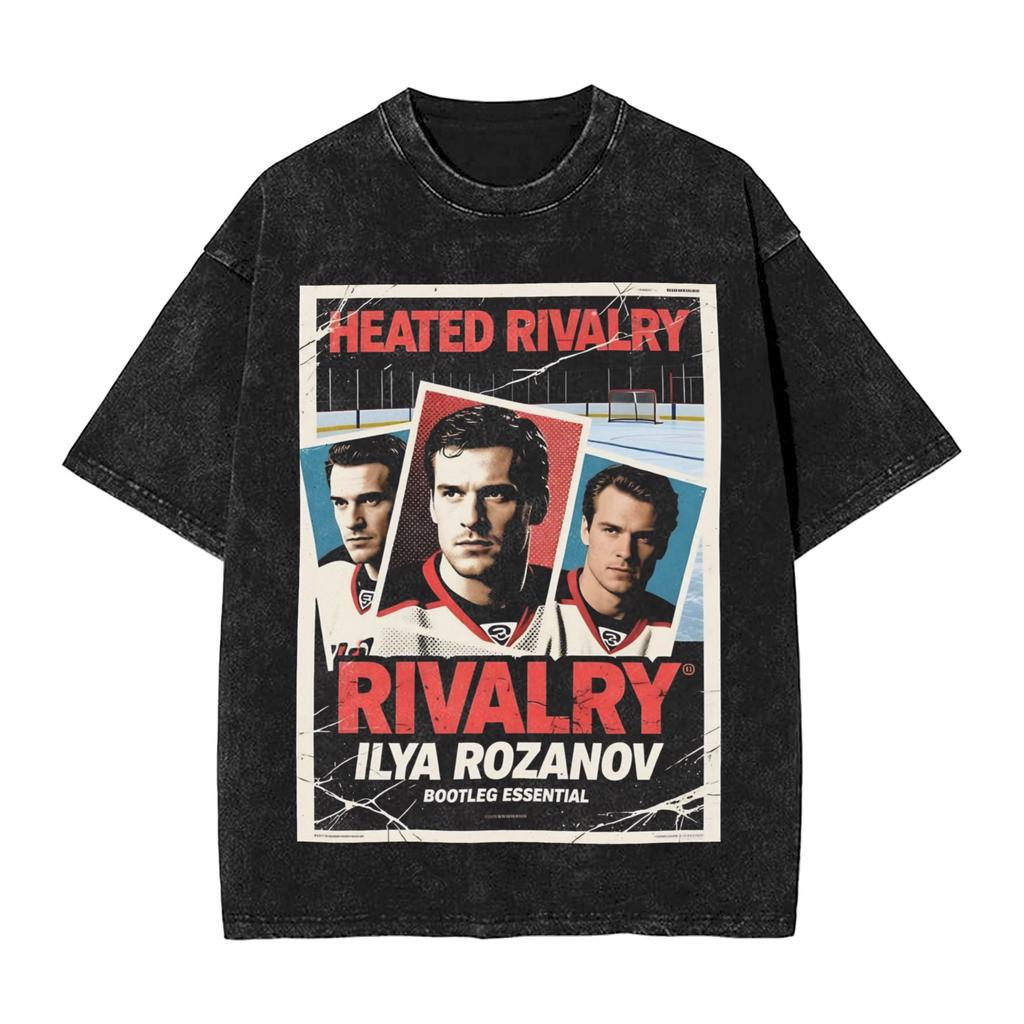 Herren Beheizte Rivalität Ilya Rozanov Basic T-Shirts Top T-Shirts Strand Y2K Lässiges Kurzarm-T-Shirt Herren Hip Hop T-Shirt Heiß