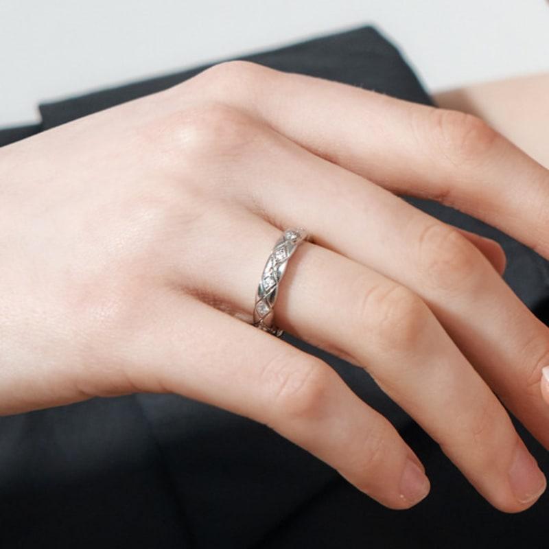 GEIGER Jewelry Quilted Stone Point Ring GIBRWR001