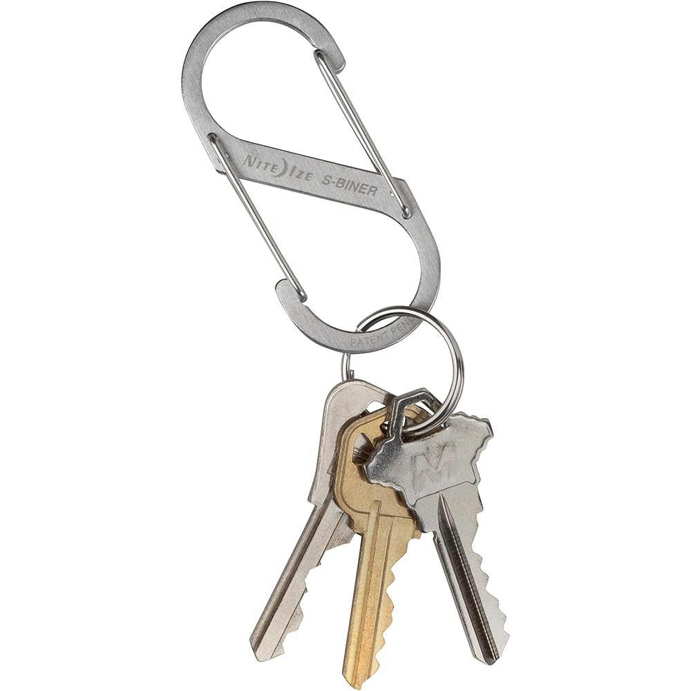 Nite Ize S-Biner Stainless Steel #3 Silver Multi-Use Clip 3.5"
