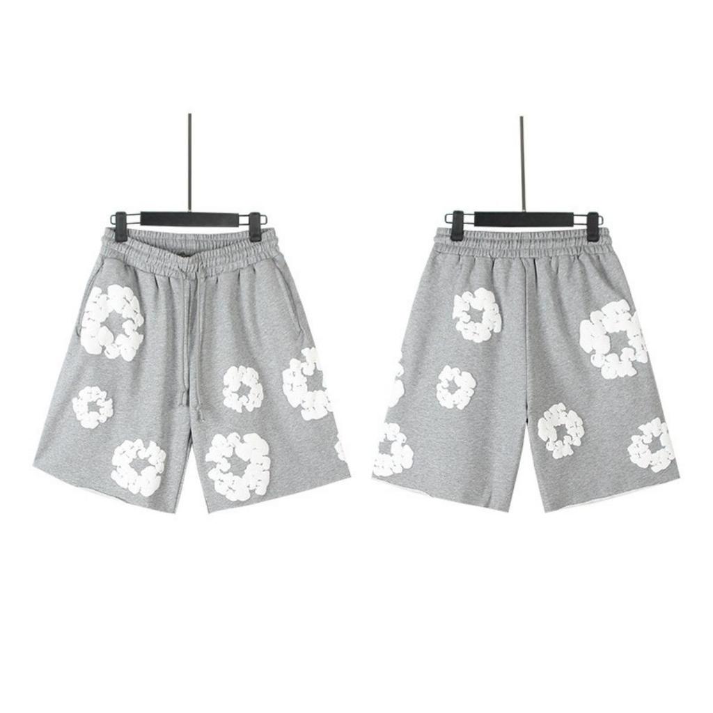 Casual Harajuku Y2k Amerikaanse 3D-geprinte bloemenshorts Vakantie Buitenshorts