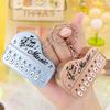 Creative Mini Electronic Piano Game Keychain Pendant 7 Keys Luminous Music Toy Keyring For Kids Backpack Pendant Pocket Gifts