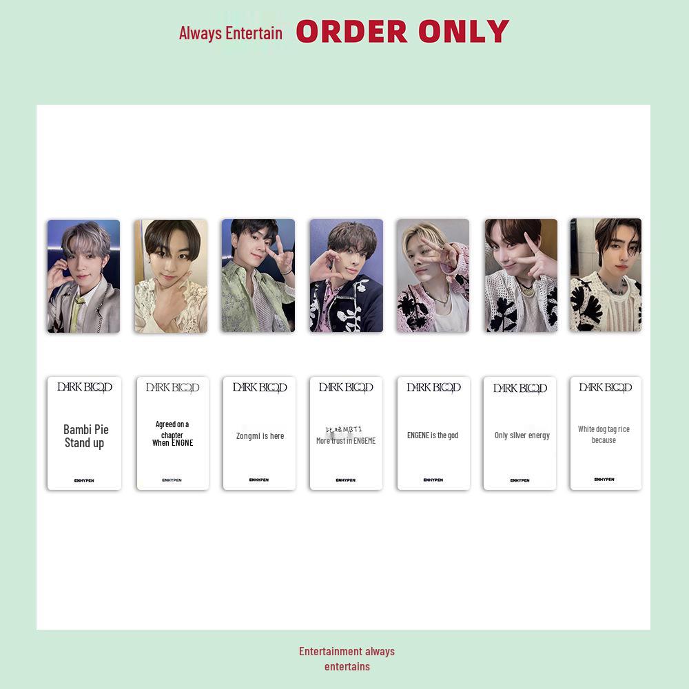EN Album Card DARK BLOOD YIZHIYU Exclusive Fu Photocard