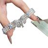 Premium Multi-layer Pearl Winding Bracelet Heavy Industry Luxury Retro French Diamond Bow Light Luxury Niche Bracelet