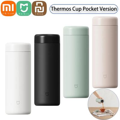 Copo Térmico Mijia Edição de Bolso 350ml Aço Inoxidável Água Portátil Copo Isolado Garrafa Térmica Leve Camping