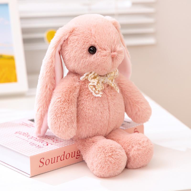 

Rabbit Pink Plush Toy Stuffed Doll Cute Bunny Toys Kids Gifts Home Decoration