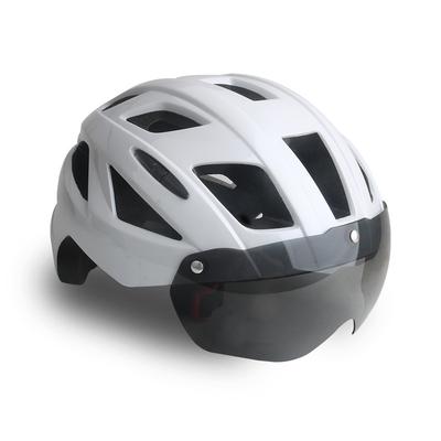 Men and Women Mountain Road Bicycle Helmet Magnetic Goggles Cycling Helmet Integrated Molding Bicycle Riding Equipment