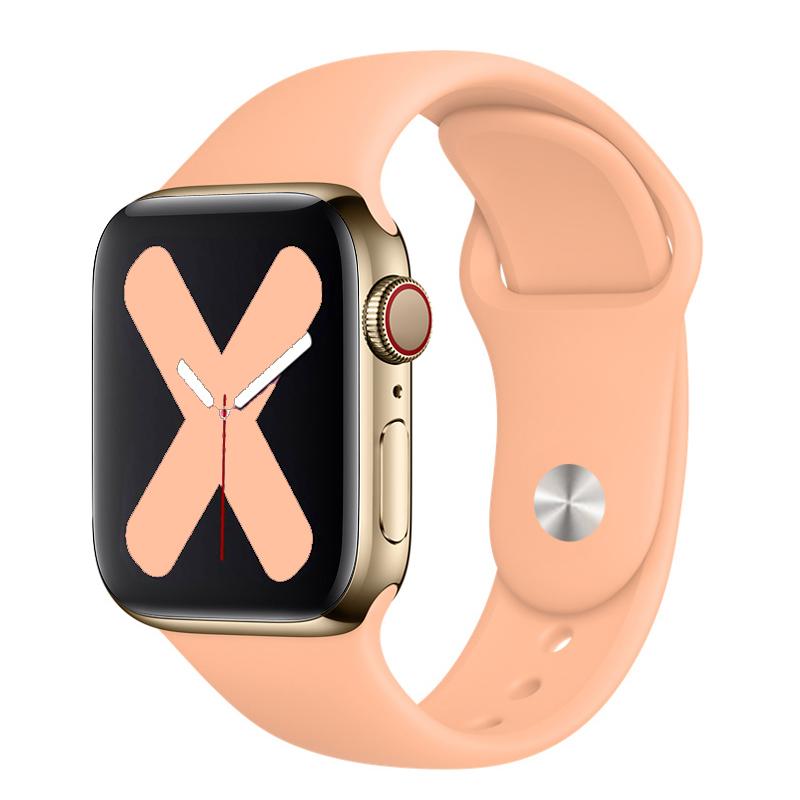 Strap For Apple Watch bands 44mm 45mm 40mm 41mm 42mm 46mm Sport Silicone correa smartwatch Bracelet iWatch Series 10 9 8 11 SE 3