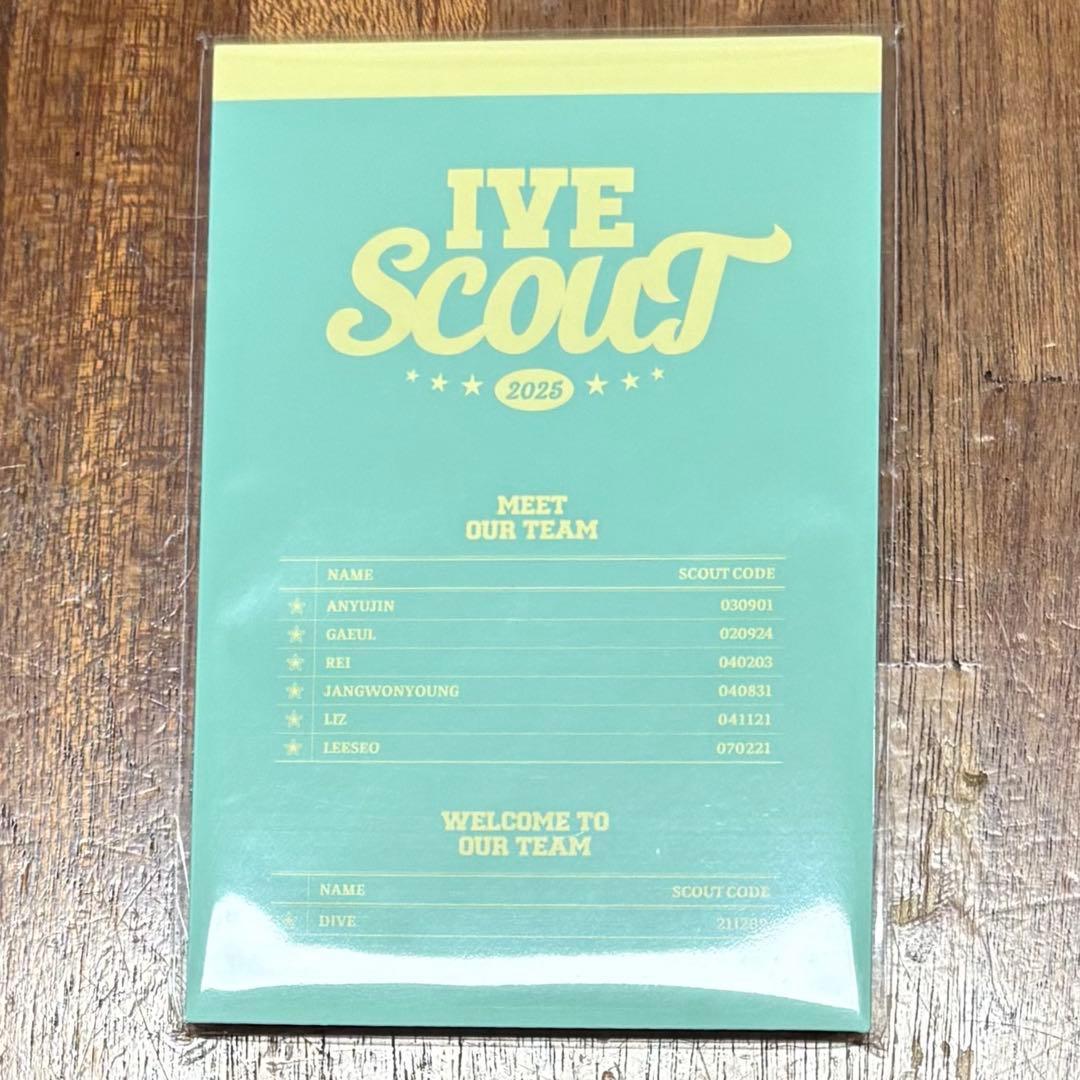 [USED] IVE SCOUT Seoul Fan Concert MD Postcard Book