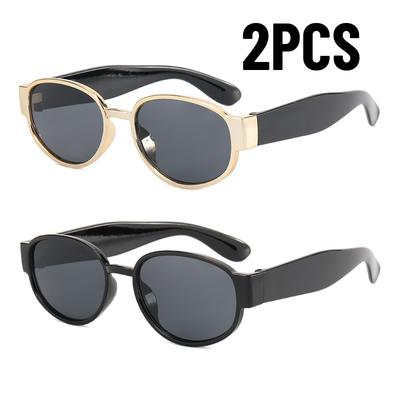 Nowe Modne Vintage Okulary Przeciwsłoneczne Damskie Męskie Markowe Designerskie Retro Owalne Luksusowe Okulary Słoneczne Damskie Męskie Okulary Ochrona Uv400