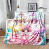 Card Captor Sakura Cartoon Printed Blankets Flannel Soft Cozy Blankets Sofa Bed Blanket Travel Blanket Bedding Birthday Gift