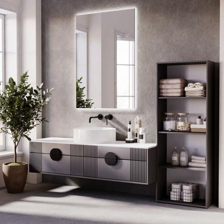 Shelving Unit LONI 160x60 Cm - Color Gray