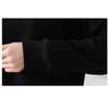 DIMANAF 2025 Autumn Plus Size Women Hoodies Shirts Long Sleeve T-shirt Loose Casual Tops Tees Black