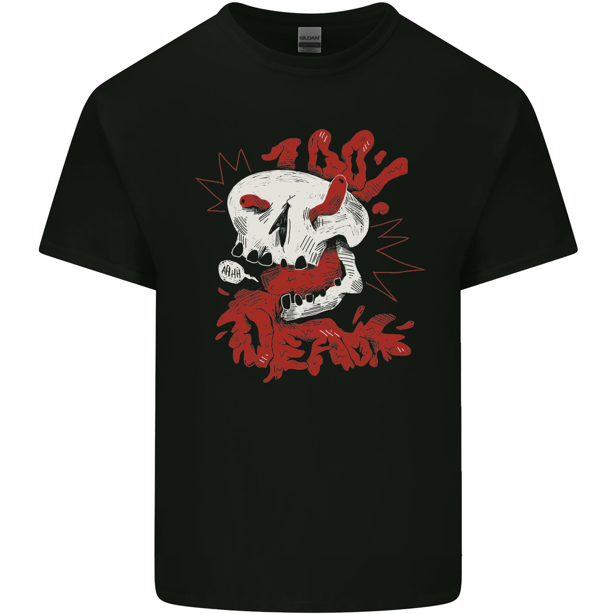 Im Dead Inside Skull Gothic Emo Unisexs Light Cotton TShirt S