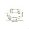 Decorative Mirror Tray Gold Vanity Bathroom Tray,Makeup Organizer,Serving for Cafes