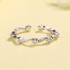 Lindon Classic Copper Alloy Zircon Ring Ladies Jewelry Wedding Promise Party Gift