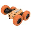 Remote Control Mini Plastic Light Double Sided Electric 360 Degrees Rotation Car Children Toy (Orange)