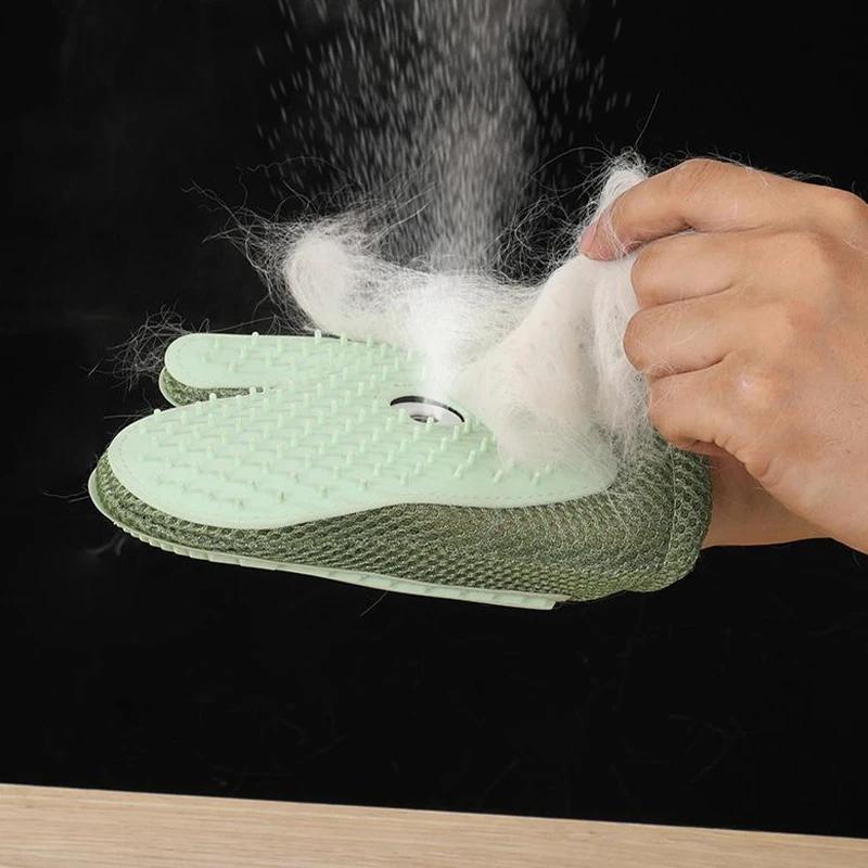 Pet Glove Cat Grooming Hair Deshedding Brush S Dog Comb for S Bath Remover Clean Massage For Animal