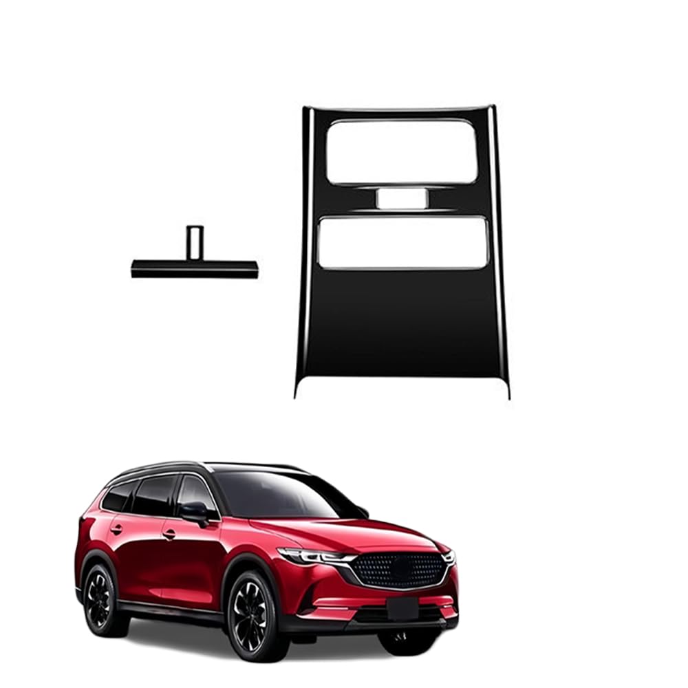 

FOR New Mazda CX-80 CX80 CX 80 KL Series (September 2024 - Current) Custom Parts Rear Kick Shield Rear Air Conditioner Outlet Frame ABS Resin Des