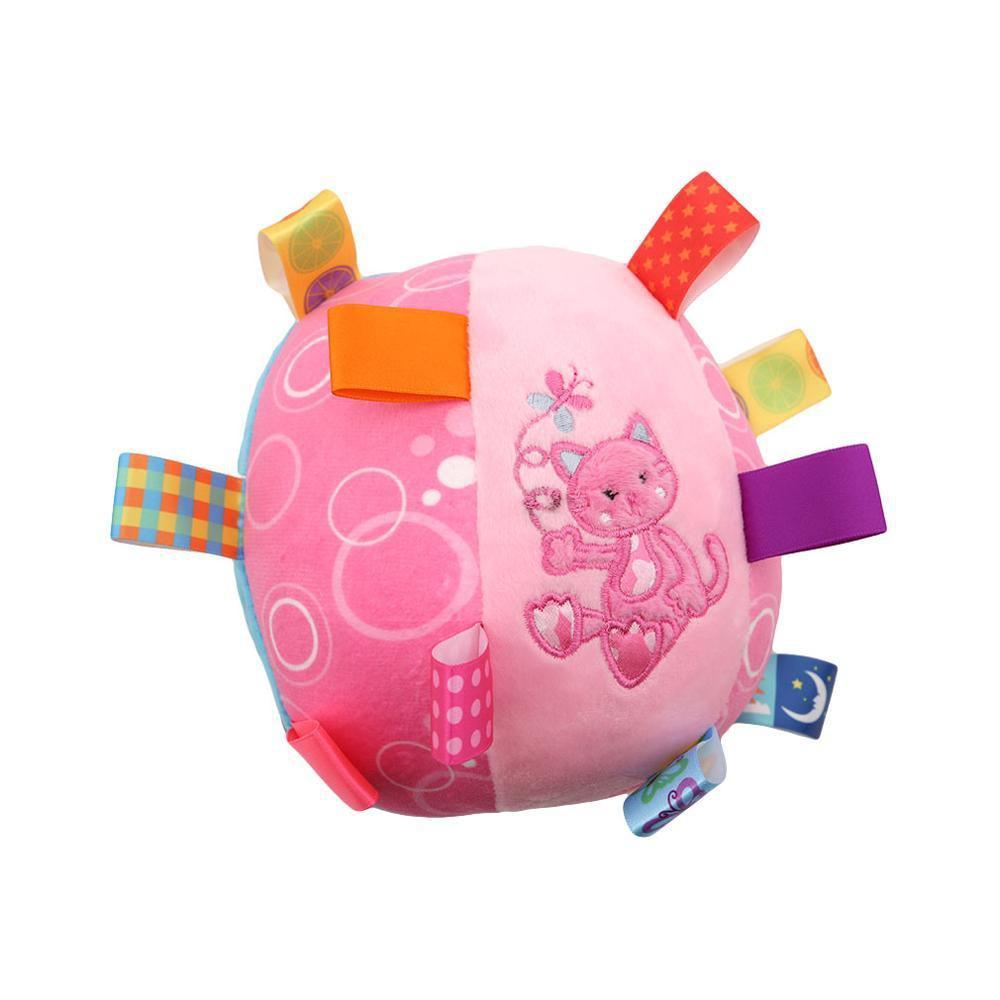 Colorful Children Ring Baby Ball Bell Music Cloth Sense Learning Toy Educational Cotton Hand Grab Ba