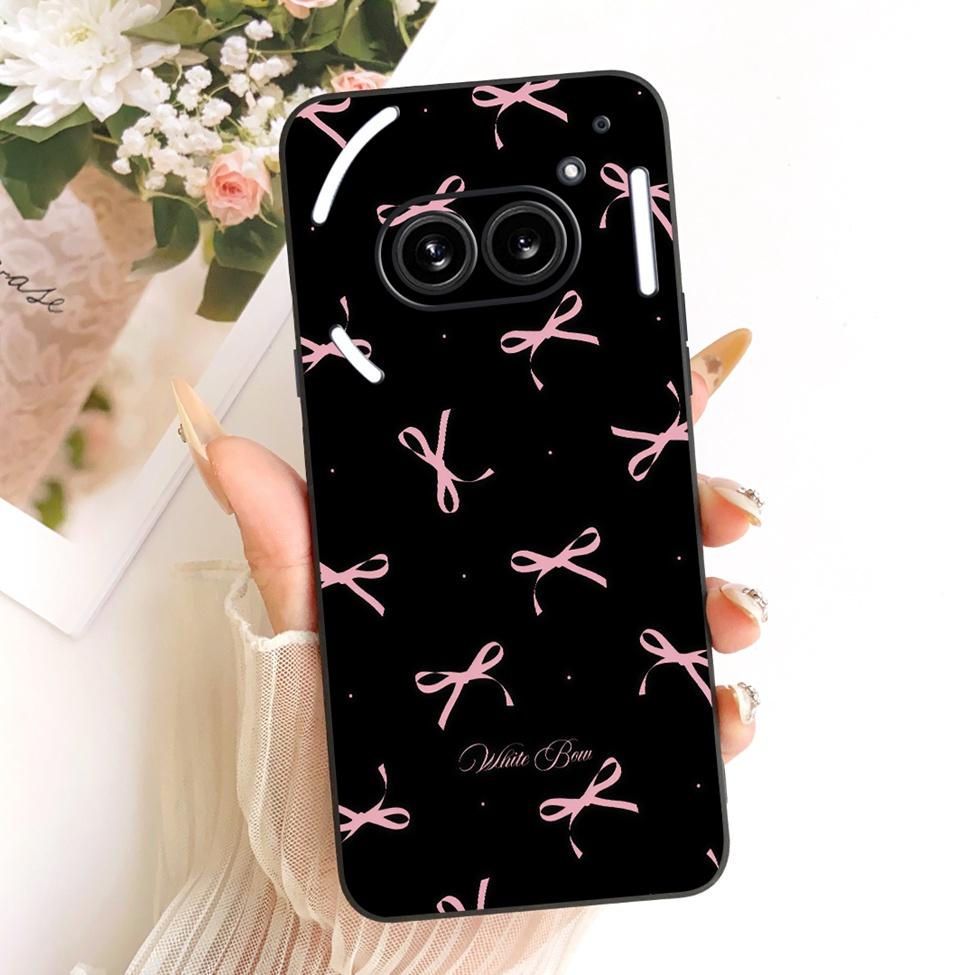 Cover For Nothing Phone 2a Case A142 Silicone Cute Cat Fashion Butterfly Funny Painted Casing For Nothing Phone (2a)