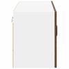 Wall Cabinet LUCCA Brown Oak 80 X 31 X 40 Cm Particleboard