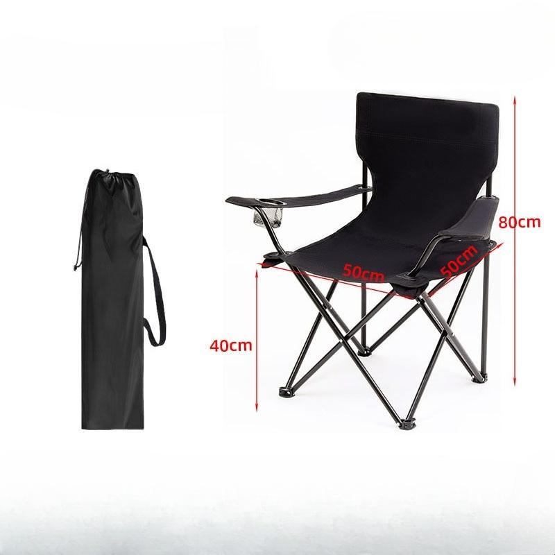 Camping Chair Folding Chair, With Cup Holder, Camping Chair Foldable, For Outdoor, Sports, Beach, Fishing, Oxford Garden Chair