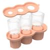 Ice Cube Tray For Stanley Silicone Cylinder Ice Cube Mold With Lid Reusable Ice Blocks Trays For Tumbler Cup Easy Release