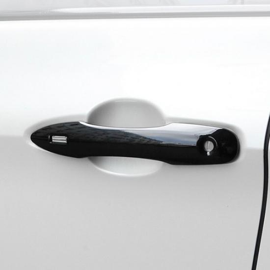 For Toyota Corolla - Black Before&After Car Door Handles Cover Trim 4pcs