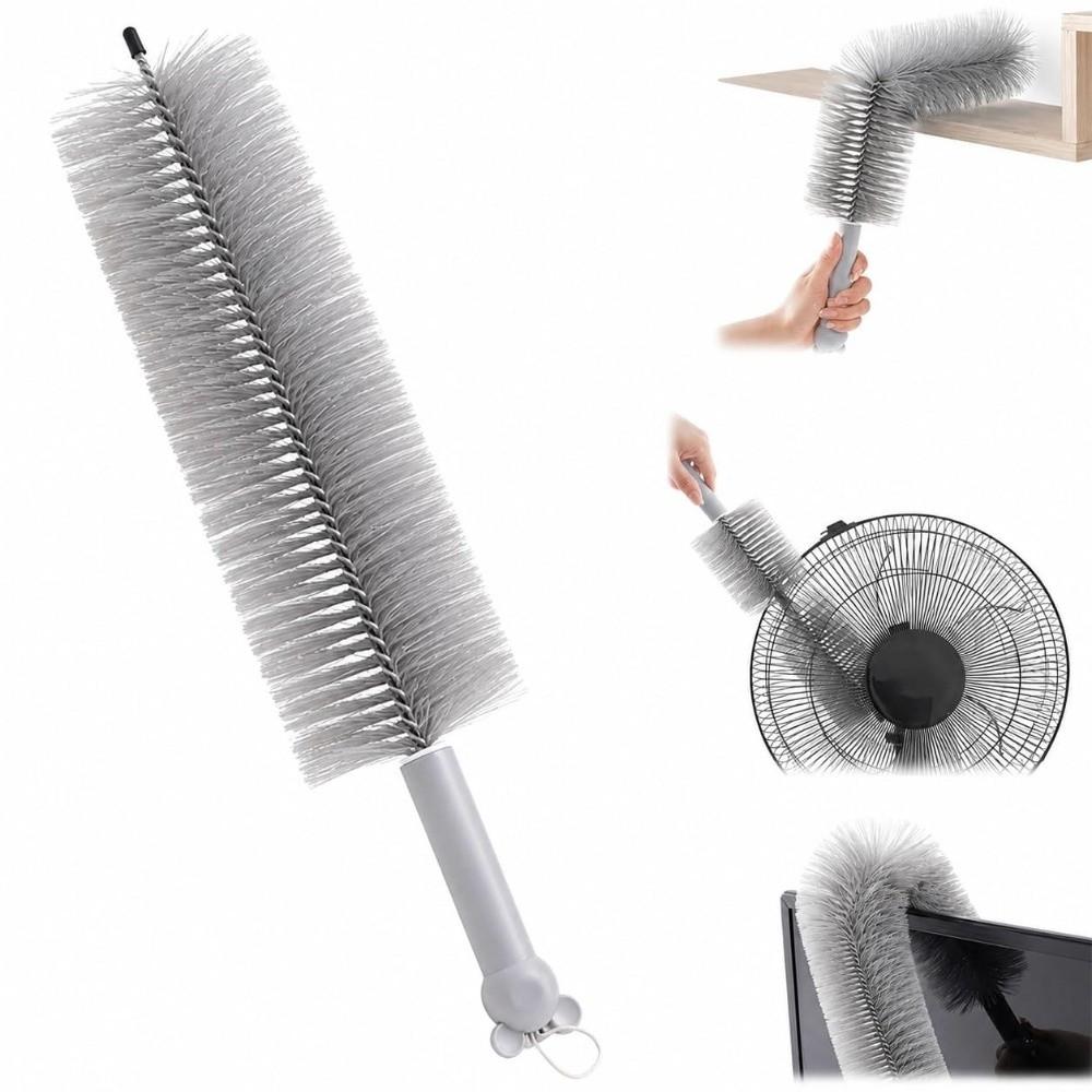 Microfiber Fan Cleaning Brush Bendable Head Microfiber Dusting Brush For Electric Fans