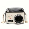 Fashion Retro Camera Crossbody Bag Unique Original PU Leather Handbag Women's Simple Versatile Shoulder Bag Purse For Ladies