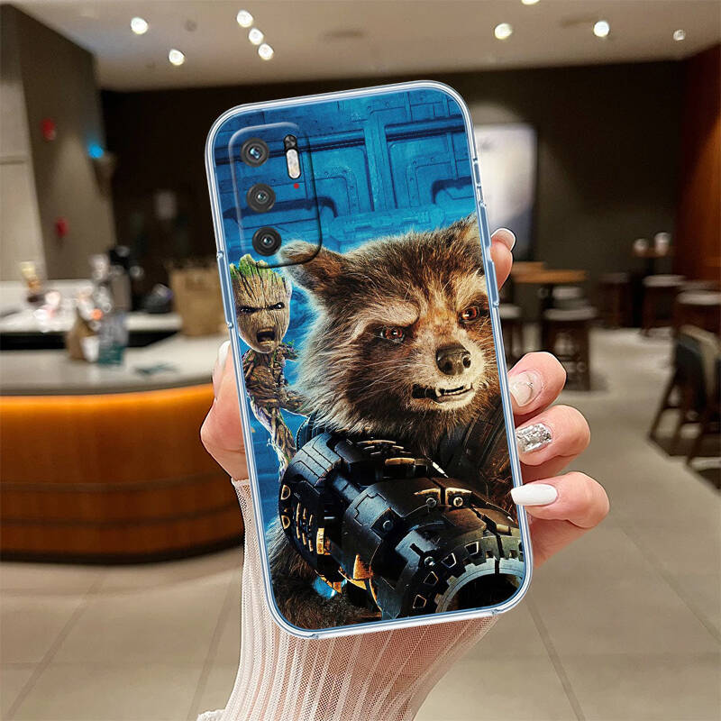 Marvel Groot Phone Case for Motorola G14 G15 G24 G30 G31 G32 G34 G41 G42 G51 G52 G50 G60S G60 G62 G72 G71 G73 G84 G85 G200 E32