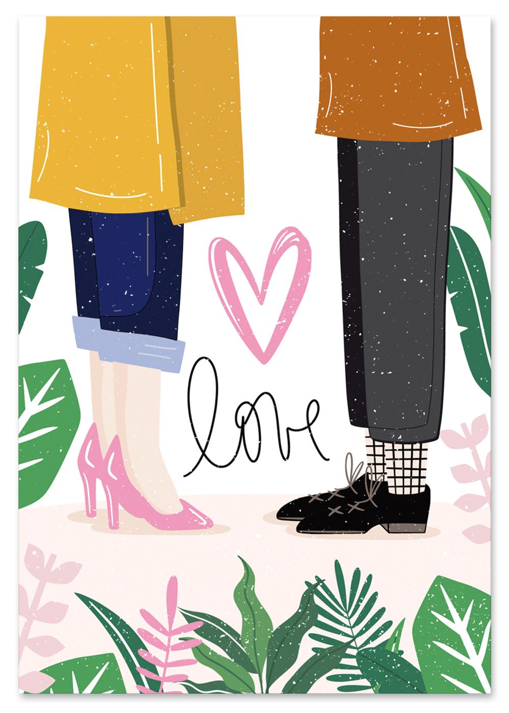 

Plakat ilustracja love 30x40 cm
