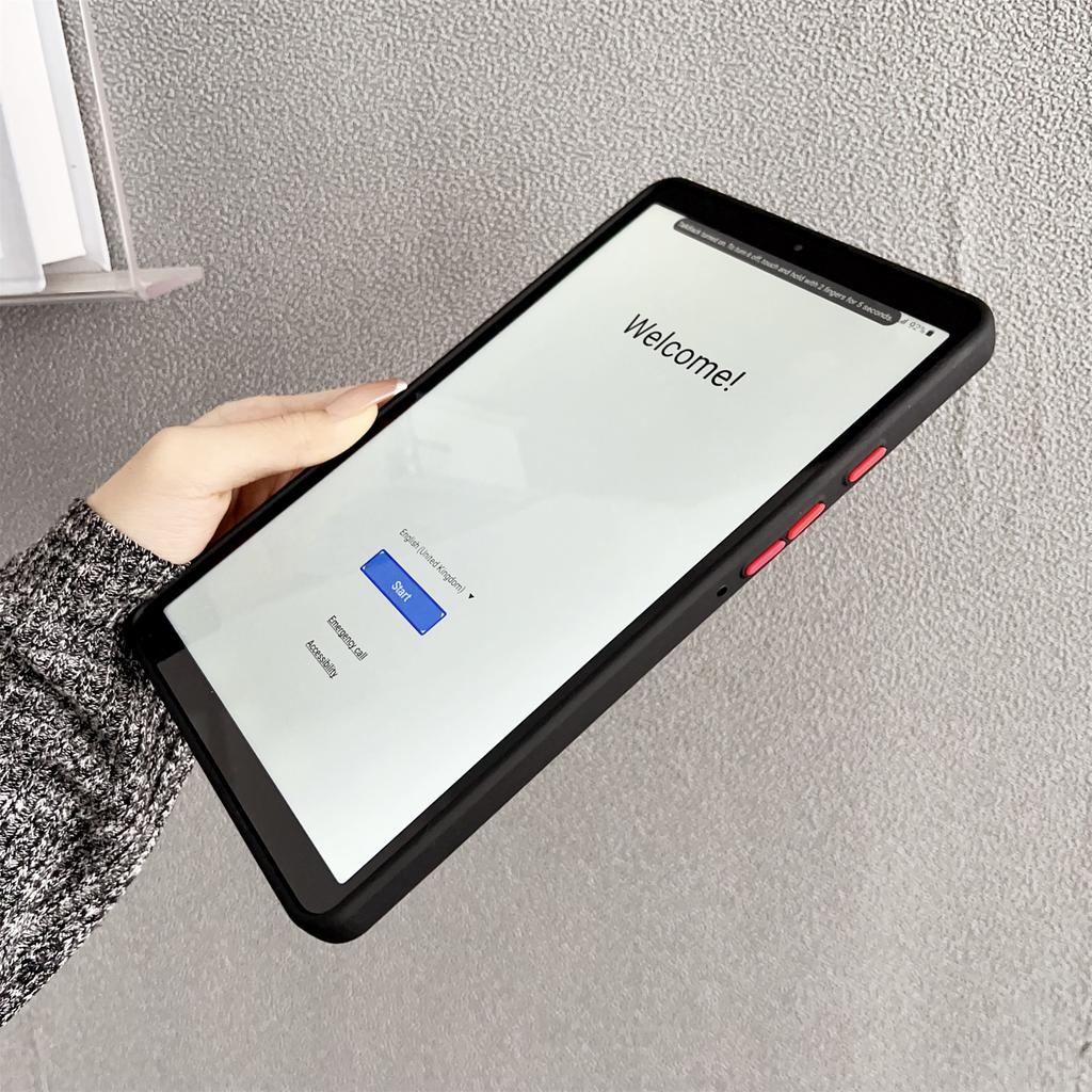 For Samsung Galaxy Tab A9 Case PC+TPU Anti-Scratch Tablet Cover Skin Touch Feeling