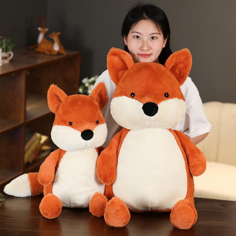Forest Animal Cartoon Fox Plush Toy - Children's Comfort Pillow Doll