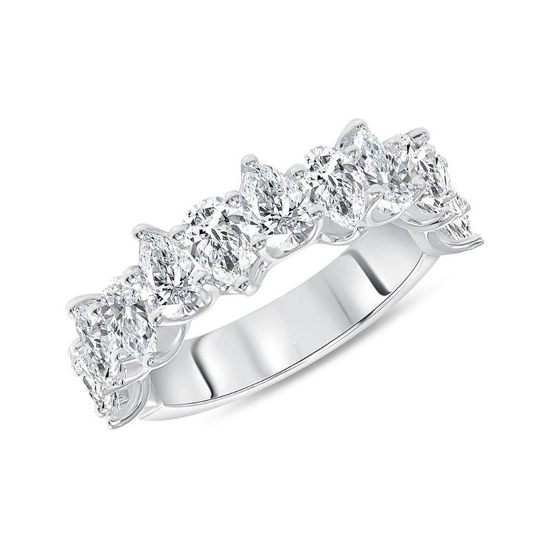 Cao Shi Teardrop Diamond Spiral Ring: Celebrity Style, Perfect Birthday Gift for Her